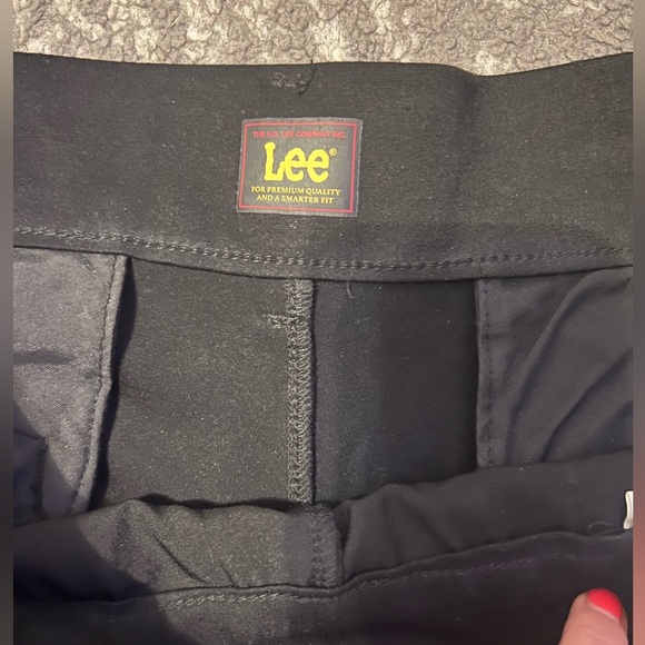 LEE I Black Wide-Leg Trousers SIZE L (T123) - Picture 3 of 9